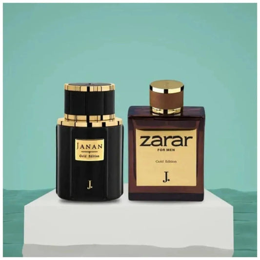 Janan & Zarar Perfume Set (2 Pcs) – Long Lasting Luxury Fragrance | Mood Enhancing Scent for Men