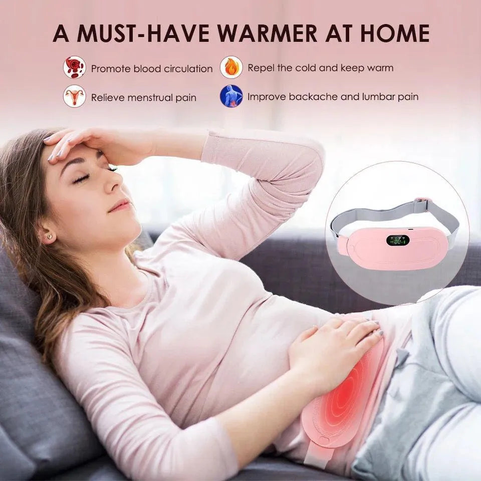 Instant Period Pain Relief Heating Belt for Women | Wireless & Rechargeable