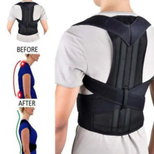 Adjustable Posture Corrector Belt – Back Support Shoulder Brace for Pain Relief & Spine Alignment